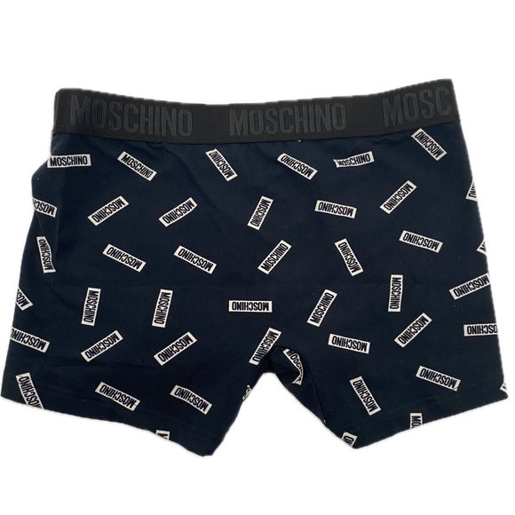 Moschino Allover Logo Tag Boxer Briefs - Picture 3 of 5